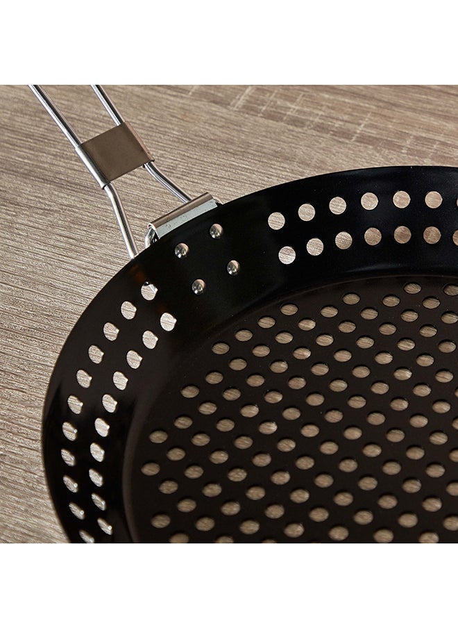 Home Box BarbeQ Round Grill Skillet 33.5x6.5x30.5 cm  - Image 3
