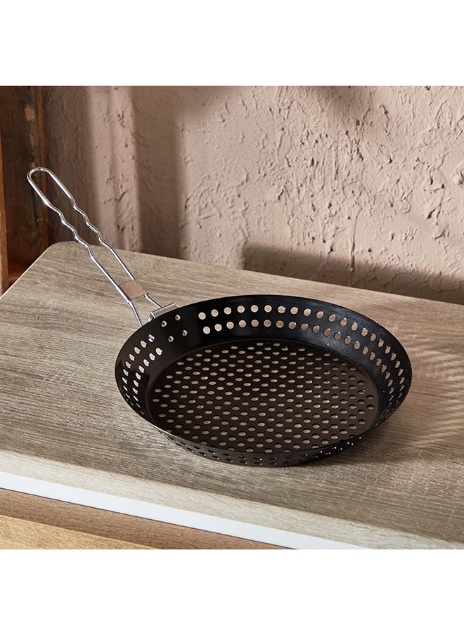Home Box BarbeQ Round Grill Skillet 33.5x6.5x30.5 cm  - Image 2