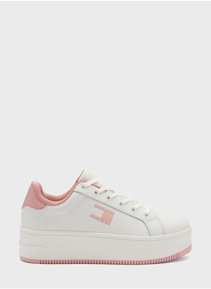 TOMMY JEANS Lace Up Low Top Sneakers