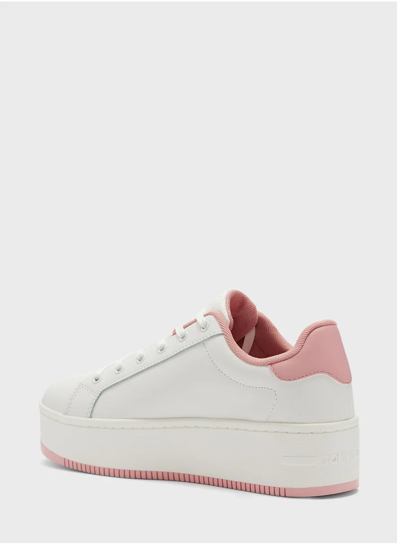TOMMY JEANS Lace Up Low Top Sneakers