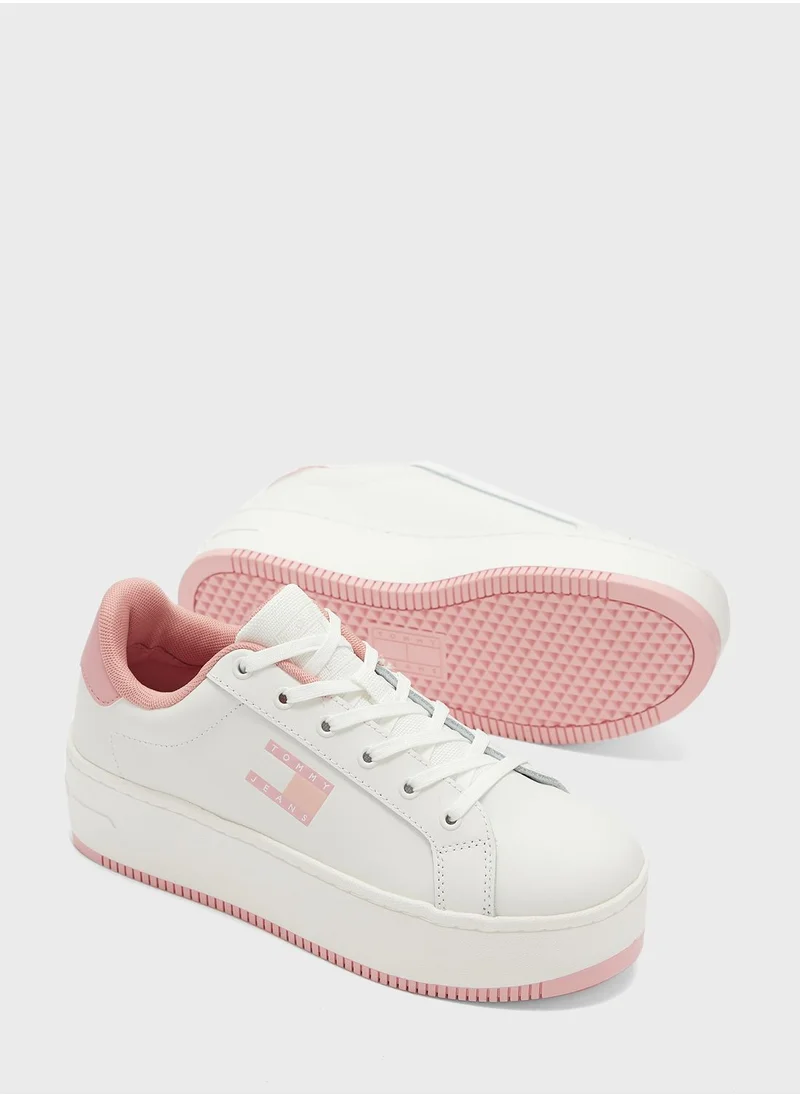 TOMMY JEANS Lace Up Low Top Sneakers