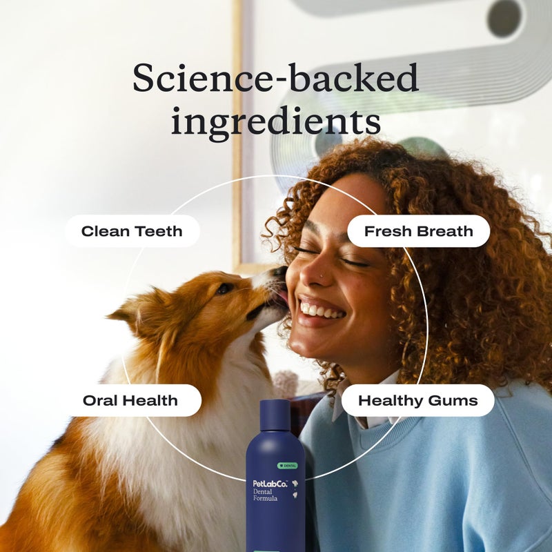 PetLab Co. Dog Dental Formula - Keep Dog Breath Fresh and Teeth Clean - Supports Gum Health - Dog Water Additive Dental Care Targets Tartar - Packaging May Vary - Image 3