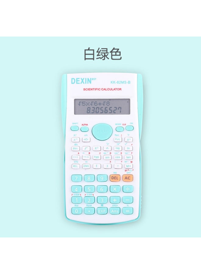 82ms Candy Color Calculator Student Multifunctional Function Computer Examination Portable Scientific Calculator Manufacturer