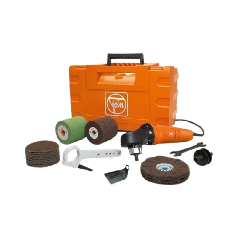 Fein WPO 1425 E Stainless Steel Professional Set for Applications in Surface Processing Polishing Grinding 1200W Variable Speed Ergonomic Safety Features 72214950080 - Image 2