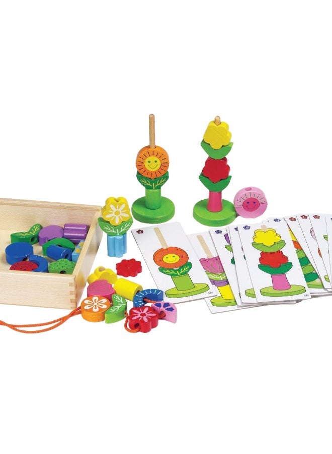 GOGO Flower Family Stringing Game - Educational Toy for Kids