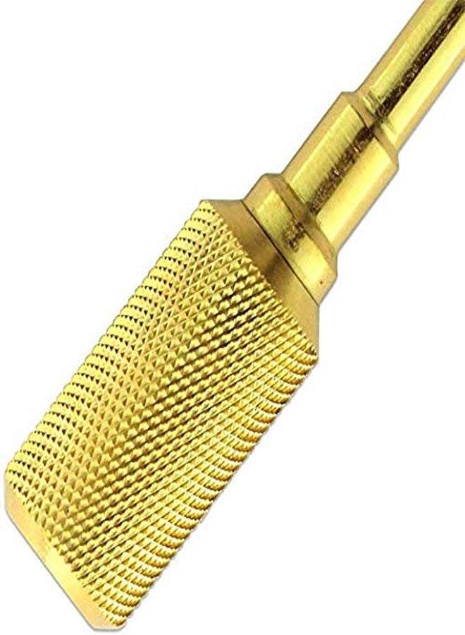 Pana Beauticom Professional Pana Brand Large Dome Top Barrel Nail Carbide Bit 3/32" Shank Size for Manicure, Dremel, Buffing Nails (XF - EXTRA FINE, GOLD) - Image 3