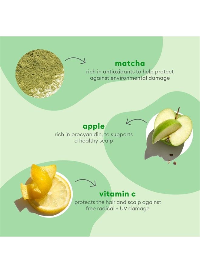 Briogeo Superfoods Apple Matcha Kale Replenishing Shampoo and Conditioner Duo, Replenish Dull, Dry Hair and Supports Healthy Hair and Scalp, Vegan, Phalate & Paraben-Free - Image 2