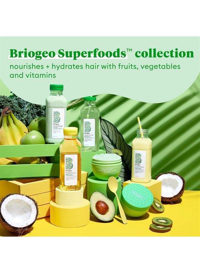 Briogeo Superfoods Apple Matcha Kale Replenishing Shampoo and Conditioner Duo, Replenish Dull, Dry Hair and Supports Healthy Hair and Scalp, Vegan, Phalate & Paraben-Free - Image 3