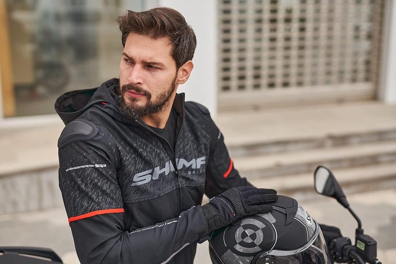 SHIMA Air 20 Motorcycle Gloves Men Leather Summer Biker Armoured Protectors Motorbike Perforated Ventilated Reinforced Touchscreen Motorsport Glove Street Motorbikes Mens Black XXL - Image 4