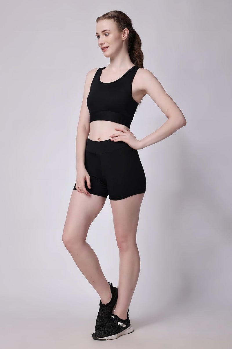 SSoShHub Store SSoShHub Women's High Waist Running Shorts - Stretchable, Breathable Activewear for Gym and Yoga - Image 5