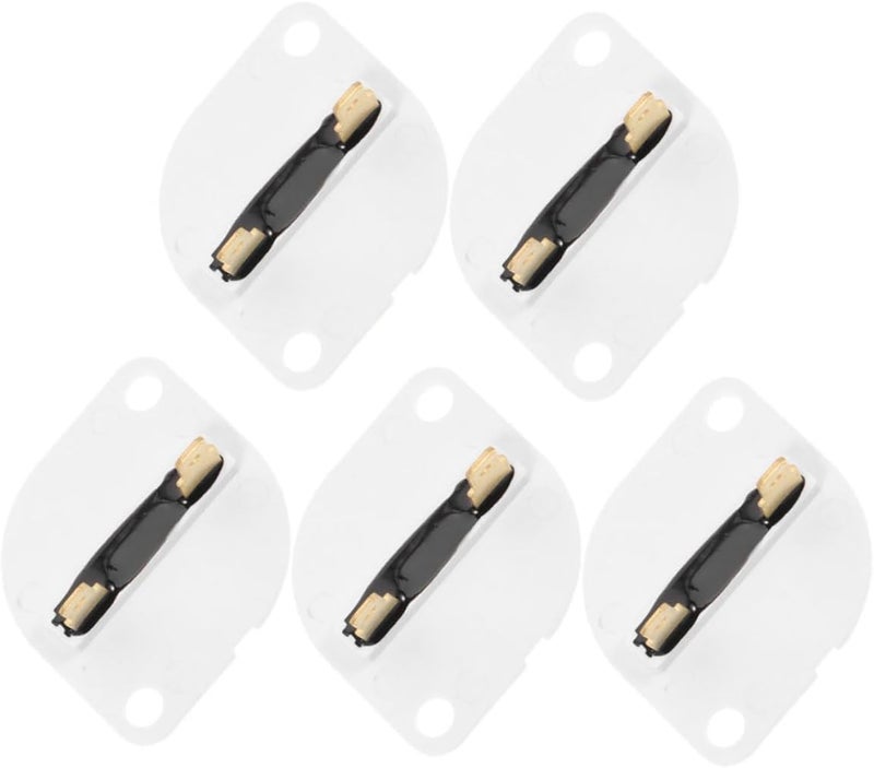 Dust proof SHOWERORO 5pcs Thermal Cut off Fuse Kit for Dryer Replacement for Dryer Heat Element Thermistor Compatible Essential Parts Kit Simple practical structure - Image 1