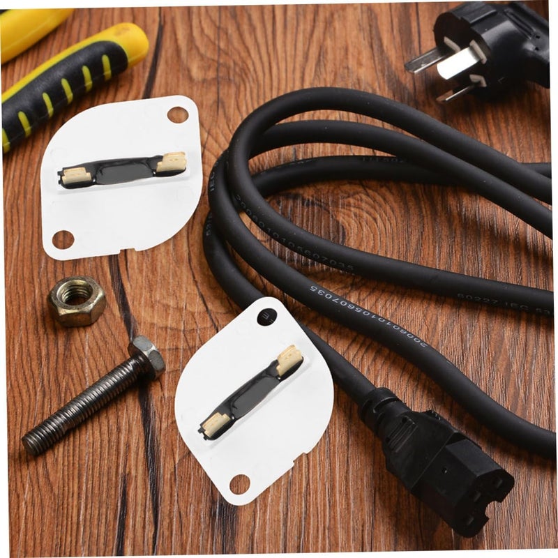 Dust proof SHOWERORO 5pcs Thermal Cut off Fuse Kit for Dryer Replacement for Dryer Heat Element Thermistor Compatible Essential Parts Kit Simple practical structure - Image 4