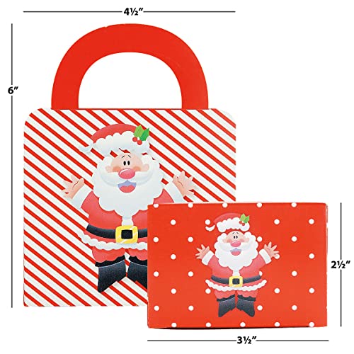 Current Happy Santa Christmas Money Dispenser and Gift Bag Set, 2-1/2 x 3-Inch Bill Holders With 3 x 6-1/2 x 9-Inch Gift Bag, Fun Holiday Cash Box for Kids, Includes 60 Seals to Join Each Bill - Image 2