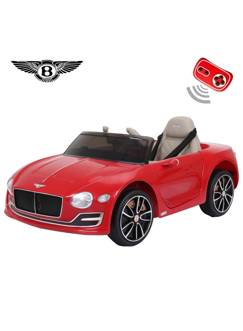 Bentley Sports 12V Kids Ride On Car - Red - Image 1