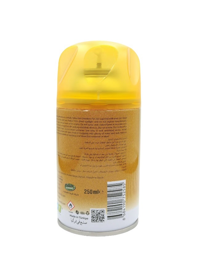 AIR GARYA Automatic Refill Air Freshener Vanilla 250ml Non-Aerosol Essential Oil Based Auto Spray Compatible with Dispenser Long Lasting Sweet Odor Remover for Home Office Bathroom Kitchen Car Interior Air Purifier Fresh Scent Refill - Image 3