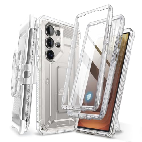 SUPCASE for Samsung Galaxy S25 Ultra Case with Stand Unicorn Beetle Pro 2 Front Frames Builtin Screen Protector BeltClip MilitaryGrade Protection Phone Case for S25 Ultra 69 Inch Clear - Image 1