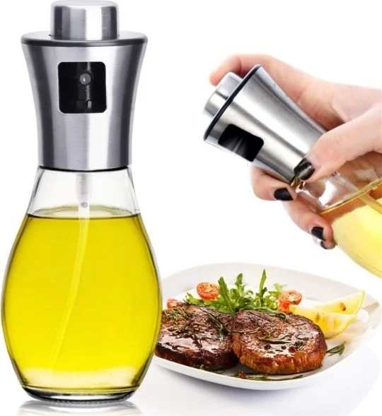 5 دي ام Airfryer 200ml Borosilicate Oil Lemon Sauce Spray Oil Bottle Oil Pot