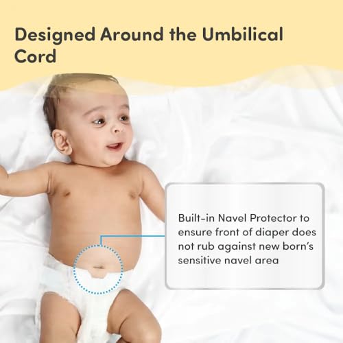 Mylo Baby Tape Diaper Newborn (NB) Size Upto 5 kg Babies (78 Count) Leak Proof | Lightweight | Rash Free | Upto 12 Hours Protection | ADL Technology | with Zinc Oxide Layer - Image 5