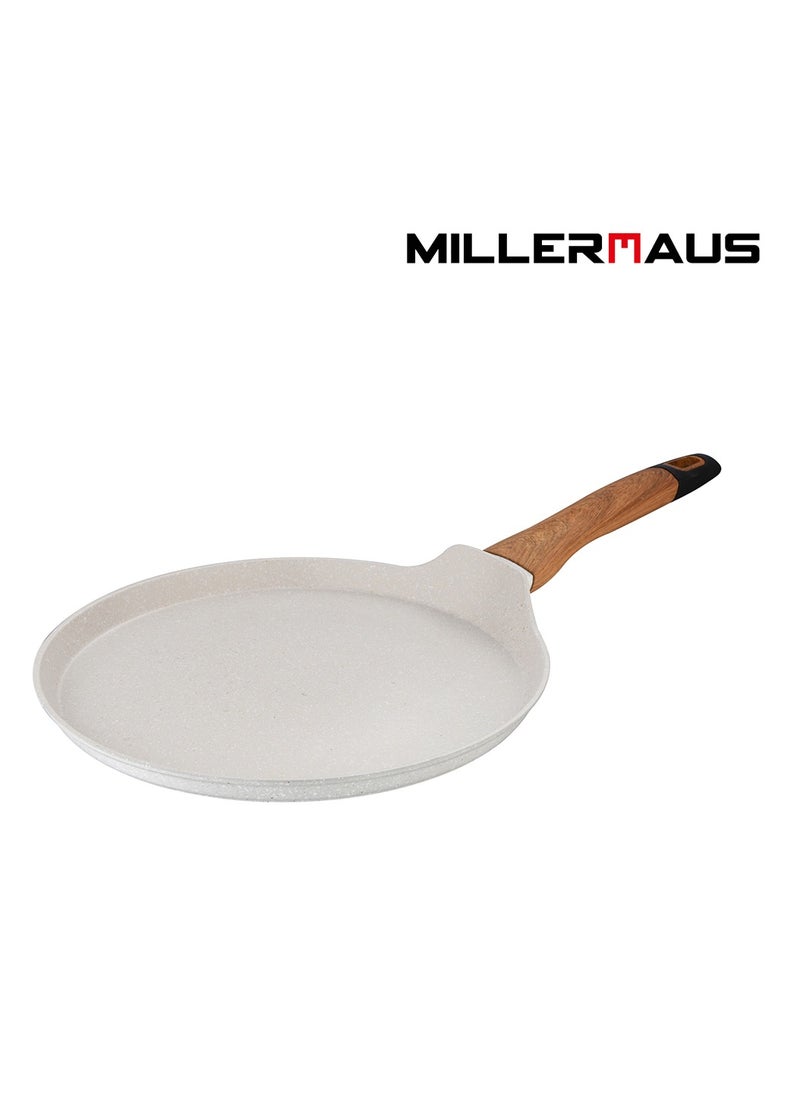 MILLERHAUS - Millerhaus Natural Crepe Pan 24cm Forged Aluminium - Image 1