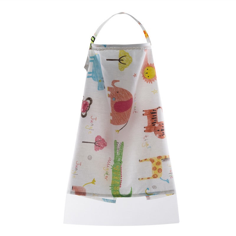 Cotton nursing towel nursing towel outdoor nursing shawl multi-functional spring, summer and autumn covering towel sling cover cloth anti-exposure - Image 1