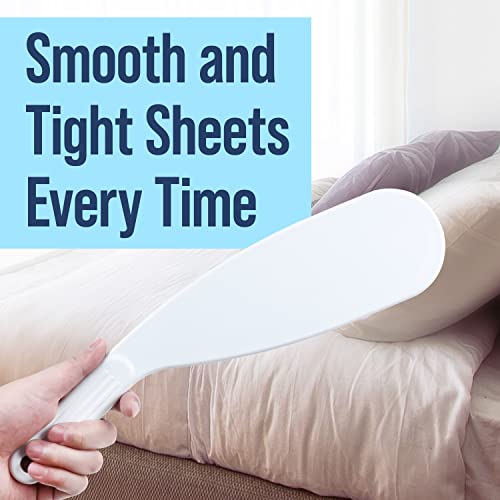 Berkland Extra Long Bed Sheet Tucker Tool for Making Your Bed - Sheet Tucker Tool to Help Protect Your Back, Nails & More - Tucker for Fitted and Flat Sheets and Duvets - Mattress Tucker Tool Paddle - Image 4