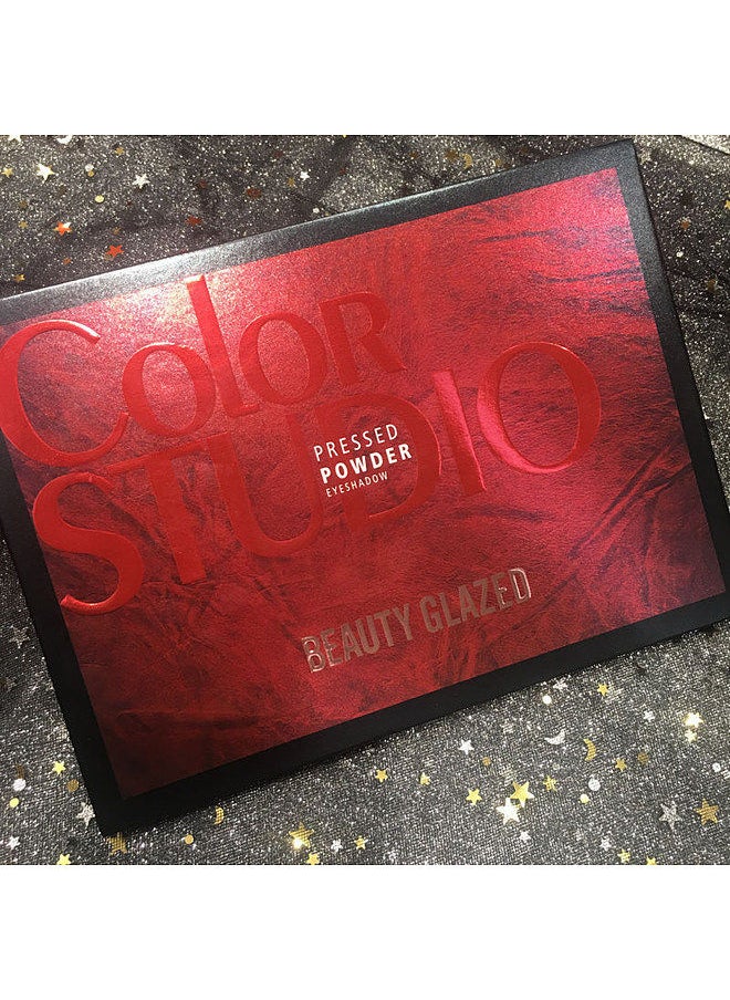 BEAUTY GLAZED - BEAUTY GLAZED 35 Colors Pressed Powder Eyeshadow Pallet Eye Makeup Palette Highlight Matte Eyeshadows Make Up Eye Shadows Cosmetics Gift Kit - Image 1