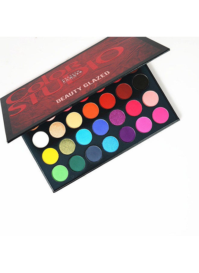 BEAUTY GLAZED - BEAUTY GLAZED 35 Colors Pressed Powder Eyeshadow Pallet Eye Makeup Palette Highlight Matte Eyeshadows Make Up Eye Shadows Cosmetics Gift Kit - Image 1