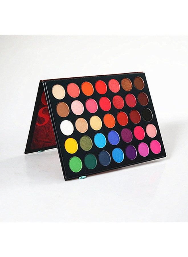 BEAUTY GLAZED - BEAUTY GLAZED 35 Colors Pressed Powder Eyeshadow Pallet Eye Makeup Palette Highlight Matte Eyeshadows Make Up Eye Shadows Cosmetics Gift Kit - Image 1