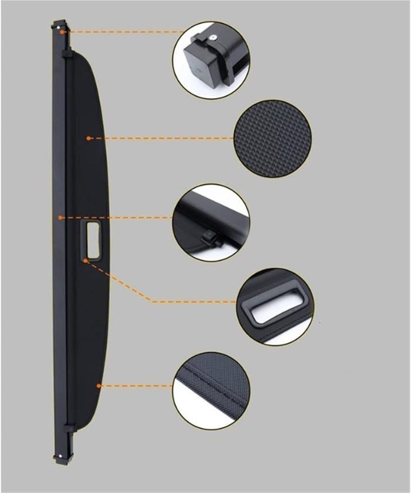 Vuzmode Retractable Trunk Cover for Kia Sportage - Image 5