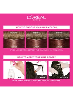L'OREAL PARIS Casting Crème Gloss No Ammonia Hair Color For Shiny Hair 550 Mahogany Light Brown  - Image 2