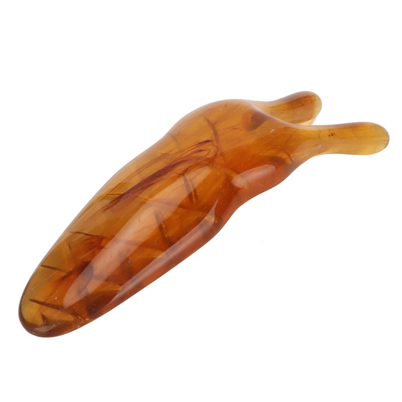 Nose Massager Resin Facial Longicorn Lifting Clips Roman Nose Up Scraper Bar Pain Free Slimming for Women Succinite Color - Image 1