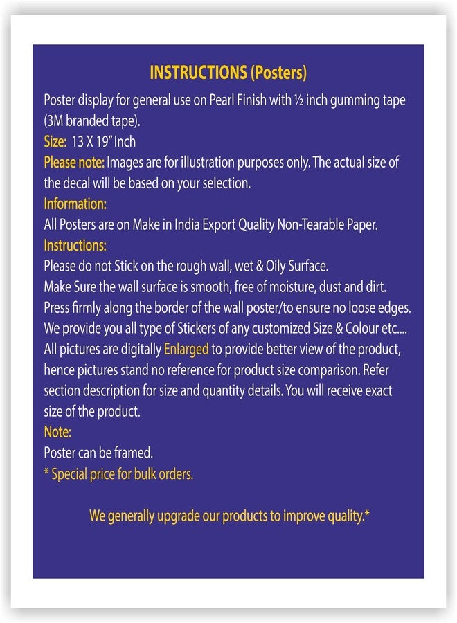 Anne Print Solutions® Chartered Accountant Prayer Poster Size 13 X 19 Inch* (Without Frame) Pack of 1 Multicolor - Image 4
