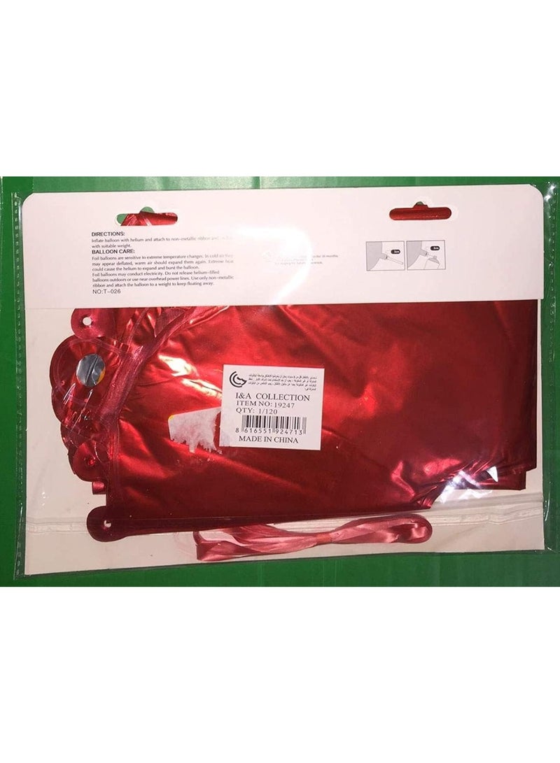 I Love You Text Red Balloons 8 Pieces Valentine Wedding Anniversary Party Decorations - Image 4