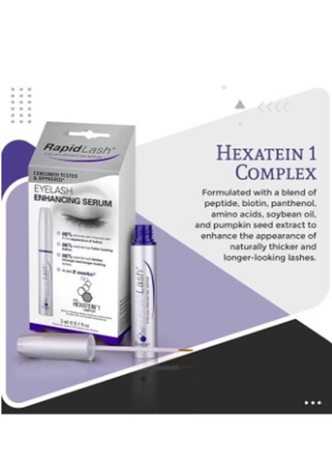 Rapid Lash - Eyelash Enhancing Serum With Hexatein 1 Complex, Promotes Appearance of Longer And Thicker Eyelashes - Image 1