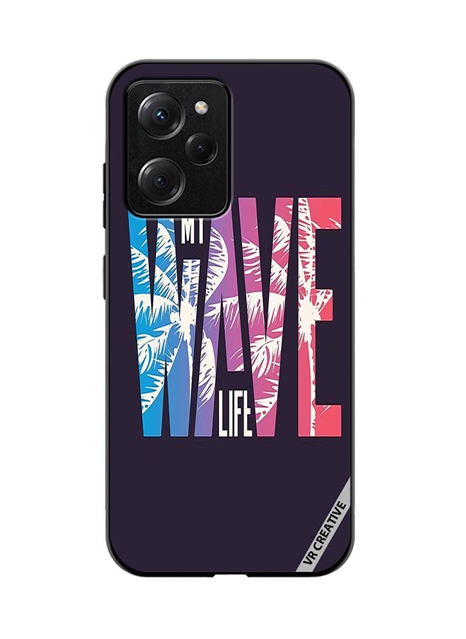 VR CREATIVE Protective Case Cover For Xioami Pcoo X5 Pro Wave Design Multicolour  - Image 1