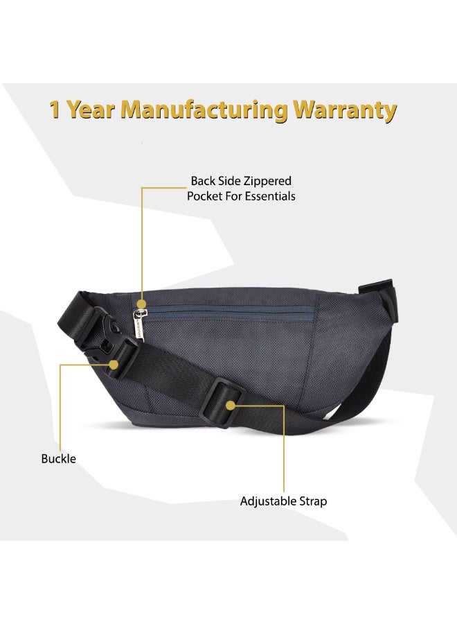 Lavie Sport 2L Alps pack | Waist bag | Crossbody (Charcoal Blue) - Image 3