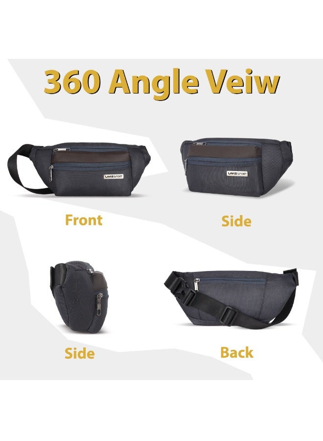 Lavie Sport 2L Alps pack | Waist bag | Crossbody (Charcoal Blue) - Image 2