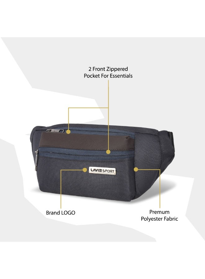 Lavie Sport 2L Alps pack | Waist bag | Crossbody (Charcoal Blue) - Image 4