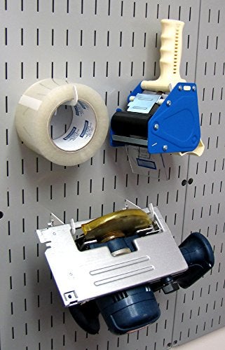 Wall Control 3-1/2in Reach Curved Tip Slotted Hook Pack - Slotted Metal Pegboard Hooks Pegboard and Slotted Tool Board - White - Image 5