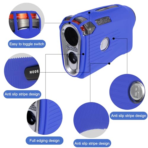 JAWEGOLF Silicone Case Compatible with Bushnell Pro X3/X3+ Golf Rangefinder (Blue) - Image 2