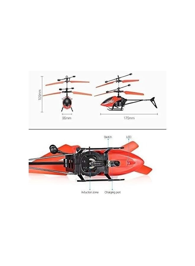 طائرة هليكوبتر تعمل بجهاز تحكم عن بعد تعمل بالحث اليدوي مع كابل وجهاز تحكم عن بعد - Image 3