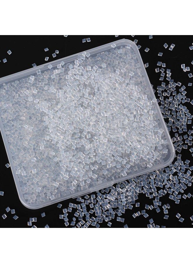 LEEONS 4600Pcs Italian Keratin Glue Granule Pellets Transparent Keration Glue Granule Bead for Hot Fusion Nail/I Tip Hair Extensions - Image 4