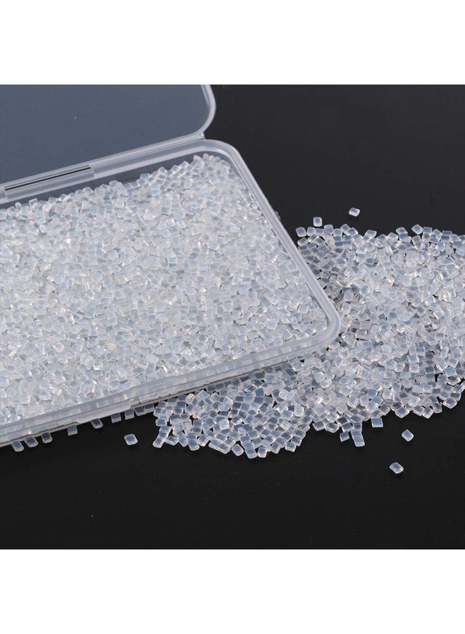 LEEONS 4600Pcs Italian Keratin Glue Granule Pellets Transparent Keration Glue Granule Bead for Hot Fusion Nail/I Tip Hair Extensions - Image 3