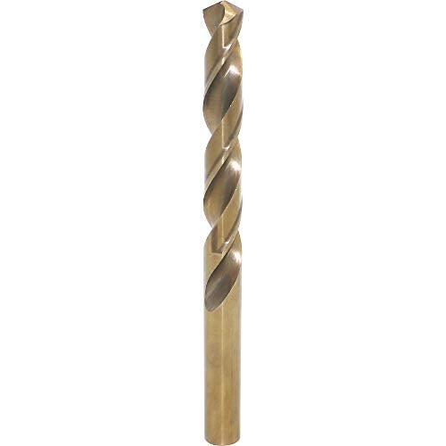 LingGan 2.5mm Metric M35 Cobalt Steel Extremely Heat Resistant Twist Drill Bit of 10pcs with Straight Shank to Cut Through Hard Metals Such as Stainless Steel and Cast Iron, 5% Cobalt M35 Grade HSS-CO - Image 2