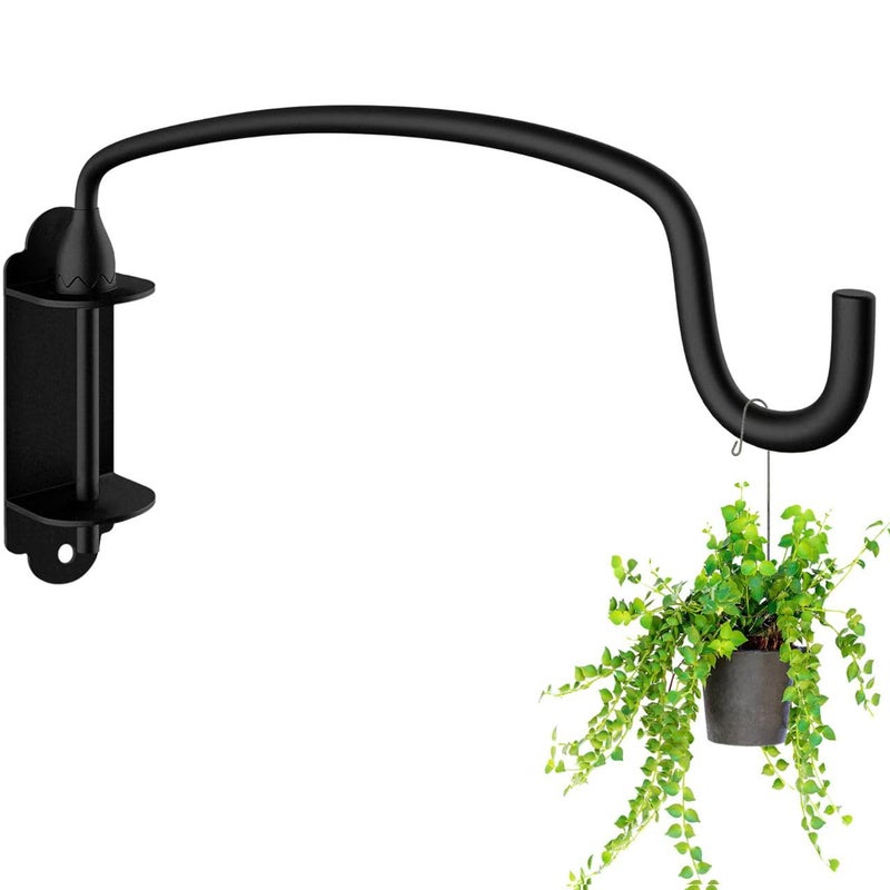 Garkup Plant Hook,12 Inch Plant Hanger Bracket Heavy Duty Wall Mounted Hooks for Hanging Bird Feeder, Flower Bracket, Anti Rust Metal Lanterns - Image 1