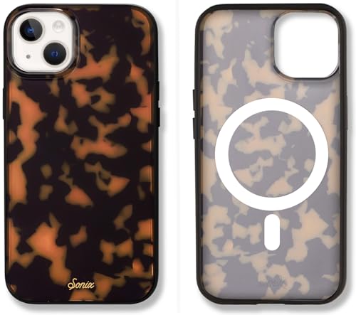 Sonix Case for iPhone 15 Plus, iPhone 14 Plus | Compatible with MagSafe | 10ft Drop Tested | Tortoiseshell | Brown Tort - Image 1