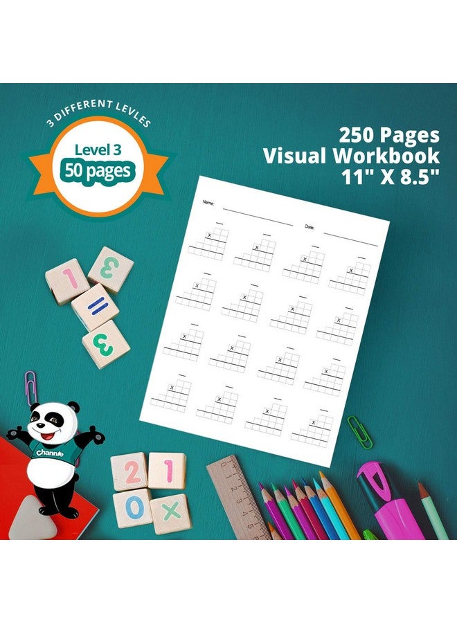 Channie's Channie’s One Page A Day Double Digit Multiplication Math Practice Blank Template, 250 Loose Pages Ream, Grades 3rd, 4th, and 5th, Size 8.5” x 11” - Image 4