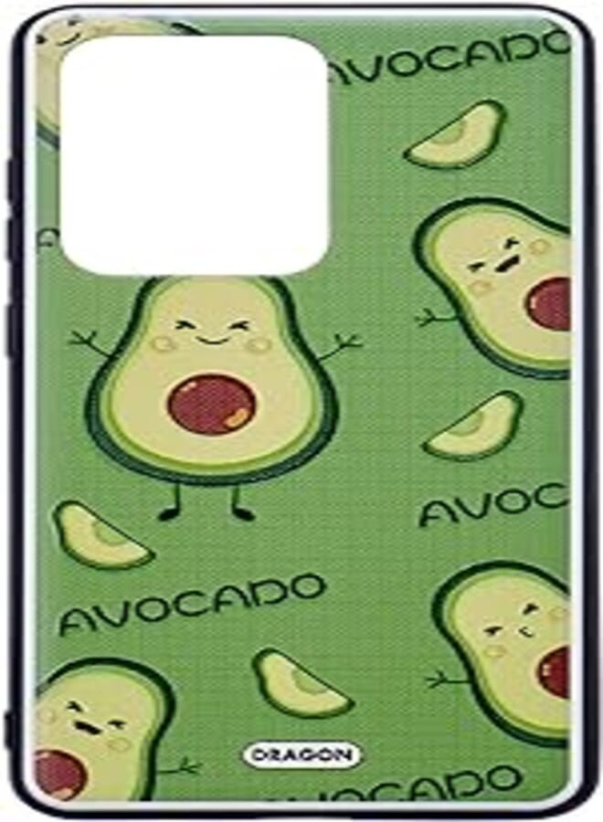 Dragon 3d hard slim creative case avocado shape for samsung s11 plus/s20 ultra multicolor