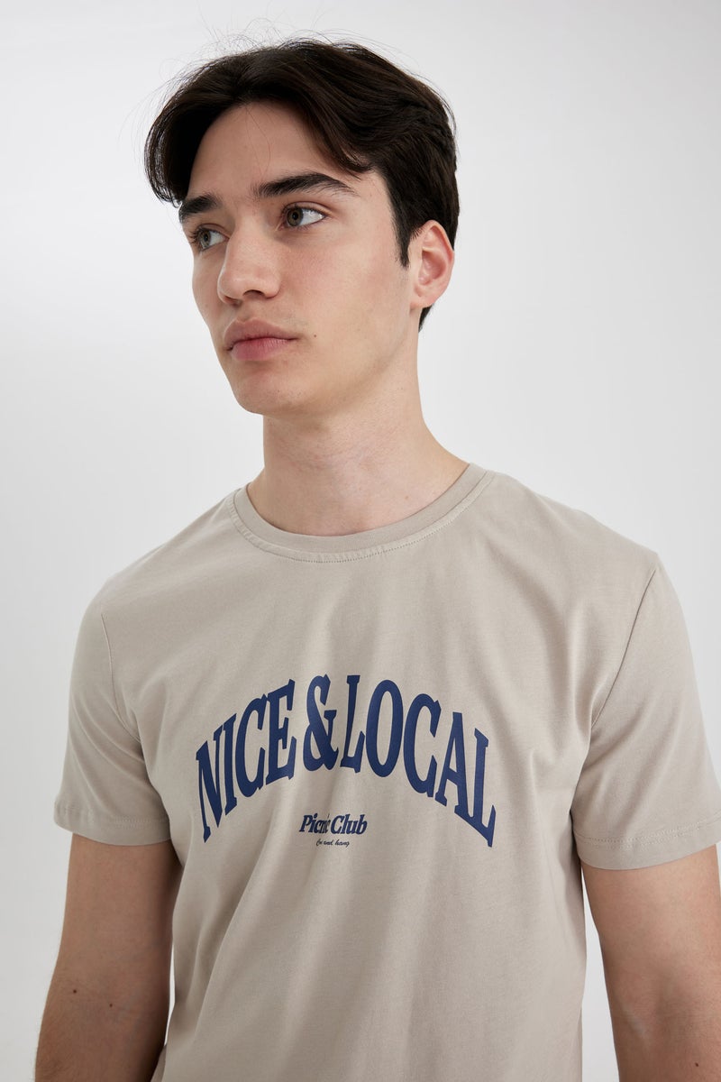 DeFacto Man Slim Fit Crew Neck T Shirt - Image 2