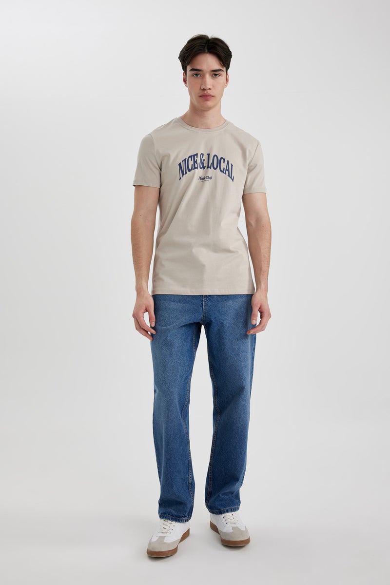DeFacto Man Slim Fit Crew Neck T Shirt - Image 3